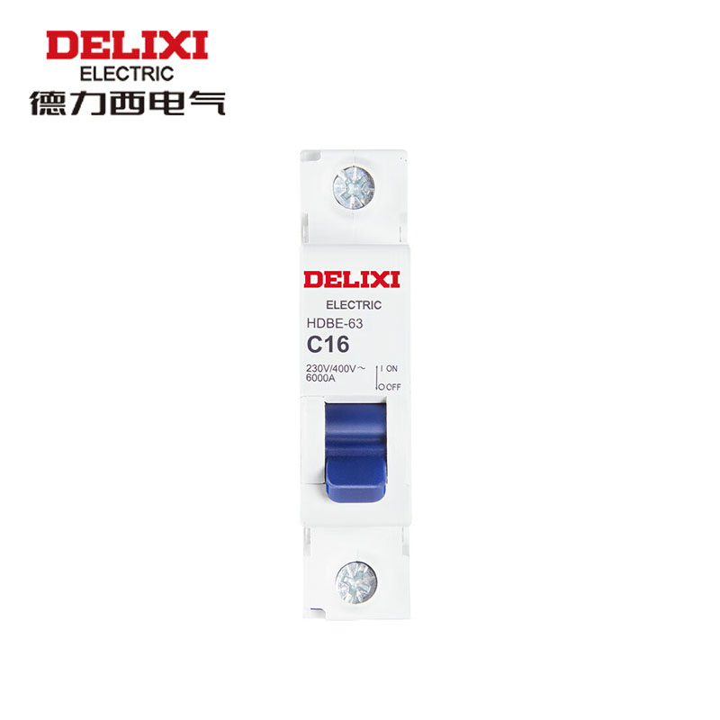 德力西（DELIXI）空气开关 HDBE631C16 家用空开小型断路器1P单极断路器 1P16A