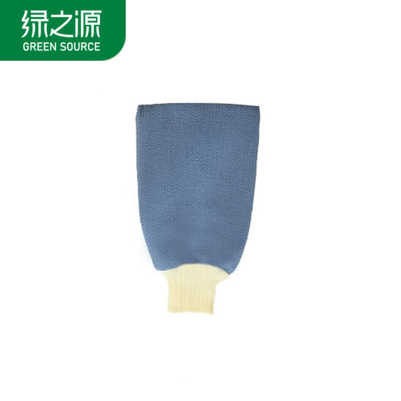 绿之源 Z-1775螺旋纹搓澡巾（蓝色/黄色）男女通用浴室沐浴用品