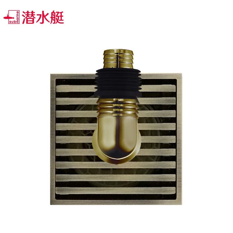 潜水艇(Submarine) 地漏洗衣机地漏套装 仿古拉丝面 50/75 QLTK50-10X（个）