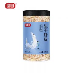 富昌 生干虾皮120g/罐 淡干虾米皮海米海产干货紫菜汤调味食材