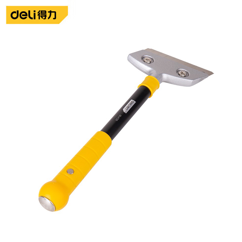得力（deli） DL4725 重型刮污刀铲刀玻璃刮刀地板墙皮瓷砖清洁铲刀铲子瓷砖刮刀除胶铲 300mm长重型可敲击