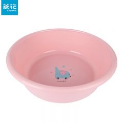 茶花（CHAHUA）塑料圆形婴儿浴盆  粉色-大号58CM