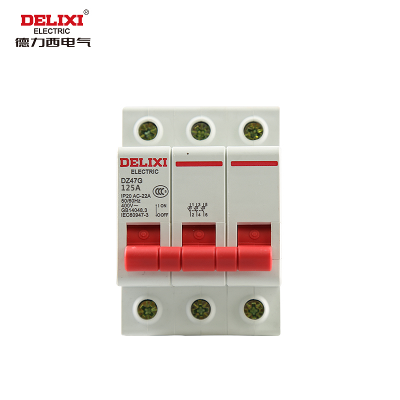 德力西电气（DELIXI ELECTRIC） DZ47G-3P 125A 隔离开关 DZ47G3125