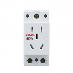 德力西电气 DZ47X模数化插座 五孔10A DZ47X510（个)