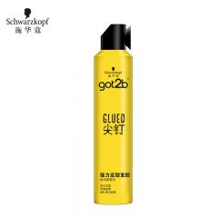 施华蔻（Schwarzkopf） got2b尖钉强力定型发胶250ml定型干胶高速喷口持久蓬松发泥