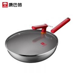 康巴赫（KBH） 钛盾炒锅不粘锅家用平底炒菜锅钛锅32cm KGT-C32E 单锅 32cm