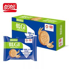 盼盼 悠点低GI无糖燕麦高纤饼干108g*2无添加蔗糖粗粮饼干代餐饱腹食品办公室零食
