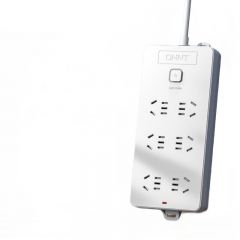 正泰（CHNT） 六联二三极插排(带开关)10A 250V～ Sunrise 2S-1260(3m)/个