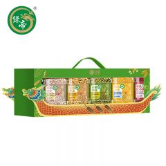 绿帝（GREEN KING） 五谷杂粮粗粮粥米粥料有机绿豆红豆小米黄豆送礼福利伴手礼 有机天赐甄礼杂粮礼盒2770g