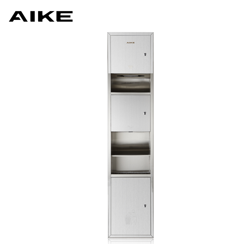 艾克（AIKE）干手器三合一组合柜AK9258 AK9258B入墙12CM定制