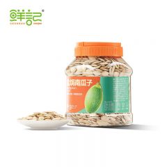 鲜记 盐焗炒熟南瓜籽炒货 盐焗南瓜子318g/罐