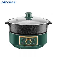 奥克斯（AUX） AX-Y0302升降火锅自动3升家用大容量电火锅多用途电煮锅
