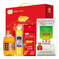 金龙鱼 米面油组合 D款 1500g+800ml
