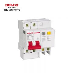 德力西电气 空气开关 漏电保护器 小型断路器 DZ47sLE 2P C型 63A 300mA DZ47SLEN2C63R300