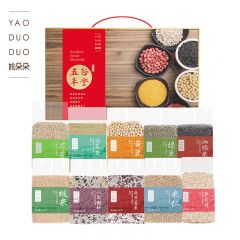 姚朵朵 粗粮生活杂粮礼盒3950g 五谷杂粮粥料营养早餐八宝粥料赤豆薏米粥