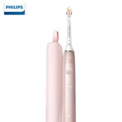 飞利浦（PHILIPS） 电动牙刷成人含充电旅行盒20倍清除牙菌斑智能感应钻石AI刷旗舰款茱萸粉HX9996