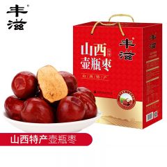 丰滋 壶瓶枣礼盒1.376kg 山西特产壶瓶枣礼盒红枣大枣办公室零食节日送礼 688g*2袋礼盒装