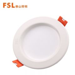 佛山照明（FSL）LED筒灯6w3寸漆白白光 LED6/个
