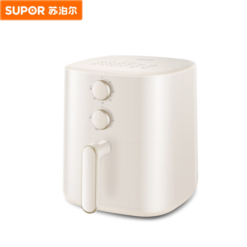 苏泊尔（SUPOR） 5.5L大容量家用智能低脂不粘易清洗煎炸锅无油烟电炸锅薯条机空气炸锅KJ55D78