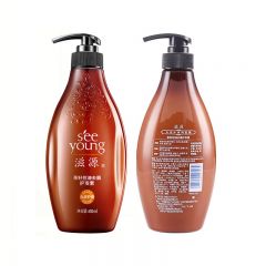 滋源 茶籽控油去屑护发素无硅油清爽强韧润泽男女士润发乳400ml