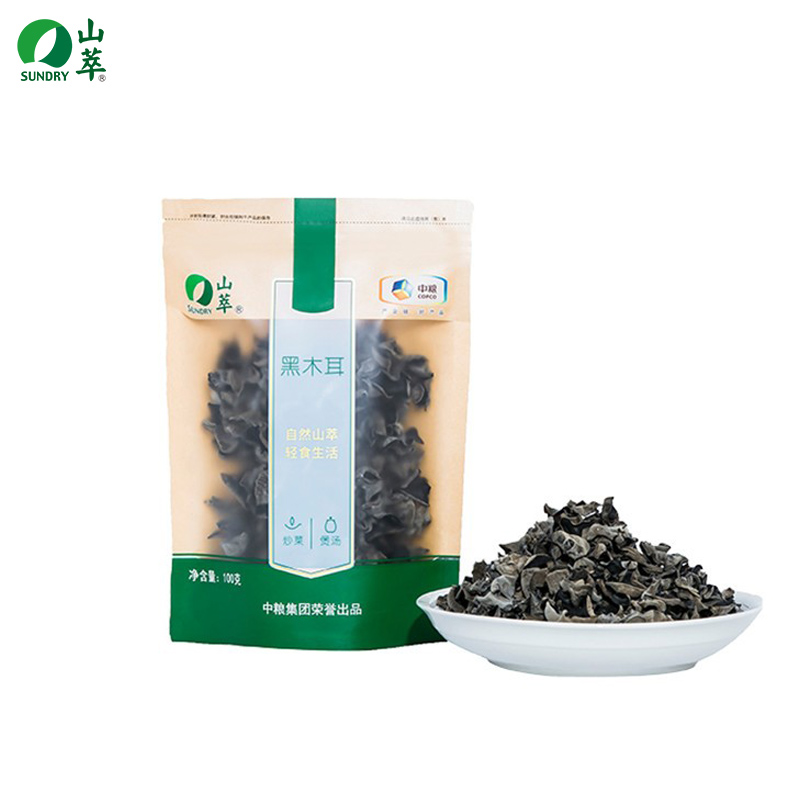 中粮山萃 干货干菌黑木耳100g