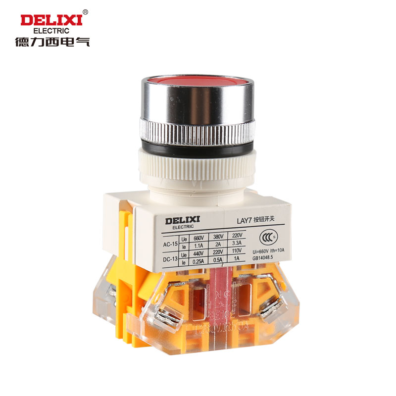 德力西电气（DELIXI ELECTRIC） 按钮开关；LAY7-20BN 红