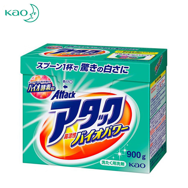 花王（KAO）洗衣粉1.8斤 酵素高效渗透强力去污渍深层清洁机洗衣服皂粉