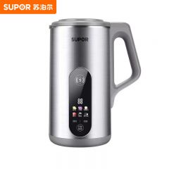 苏泊尔（SUPOR） DJ12B-P89豆浆机 1.2L家用多功能双钢彩屏304级不锈钢免滤预约料理机搅拌破壁机