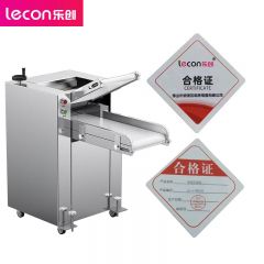 乐创（lecon） 压面机商用 600kg/h自动擀面皮机 201不锈钢压面辊 LC-J-YMZ350