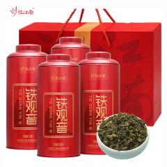 忆江南 清香铁观音 乌龙茶尊贵品鉴礼盒装125g*4罐装