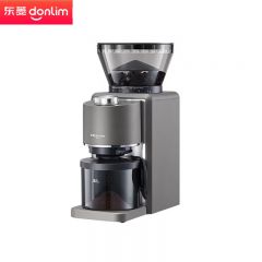 东菱（Donlim） DL-9406磨豆机家用 电动咖啡豆粉 全自动研磨机 精准锥形磨 压粉盒+支架双用