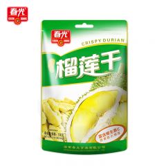 春光 榴莲干100g 海南特产 蜜饯果干金枕头榴莲干冻干果肉休闲解馋吃的零食过年年货健康小吃