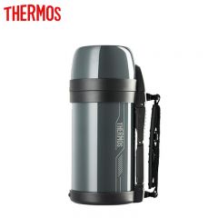 膳魔师（THERMOS） FDH-1405保温壶大容量不锈钢暖壶旅行壶保温旅行壶灰色1400ml