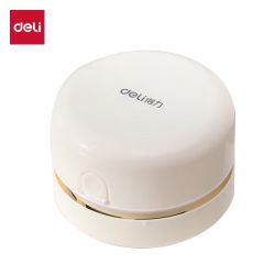 得力（deli） 18880桌面清洁器白色强吸力桌面吸尘器迷你键盘除尘清洁助手橡皮屑清洁器