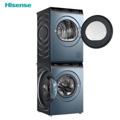 海信（Hisense） 璀璨L3洗烘套装10公斤滚筒洗衣机+双擎热泵烘干机1:1正反转活水超薄XQG100-BH1406YDI+GHB100-B6ZY