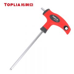 拓利亚  双色包胶T型球头内六角扳手2mm WR017031红色