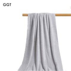 GGT 日本男士浴巾洗澡吸水速干大浴巾毛巾成人不掉毛女薄墨色80*200cm