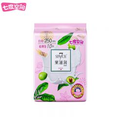 七度空间 SGD8208果滋润极薄棉柔夜用卫生巾290mm*8片贴合不漏