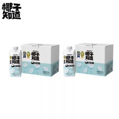 椰子知道 0糖鲜椰汁低GI植物蛋白饮料电解质椰子汁椰奶饮料330ml/瓶 330ml*6*2箱