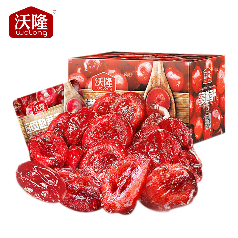 沃隆 每日蔓越莓干360g（12袋装）蜜饯果干果脯烘焙营养健康休闲零食小吃