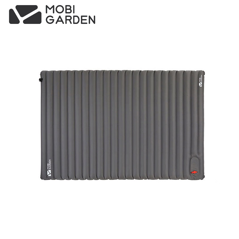 牧高笛（MOBIGARDEN） NX20663005金牛双人气垫防潮垫户外露营加宽加厚折叠气垫床玄铁灰