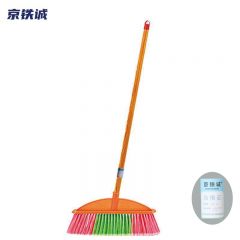 京铁诚 木杆塑料扫把硬毛K-001 单个家用学校扫帚硬毛环卫宿舍工车间厂普通笤帚批发