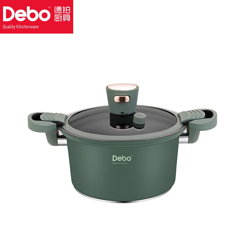 徳铂（Debo） 米尔斯微压锅不粘多功能煲汤锅电磁炉明火通用 不粘煲汤锅DEP-DS323