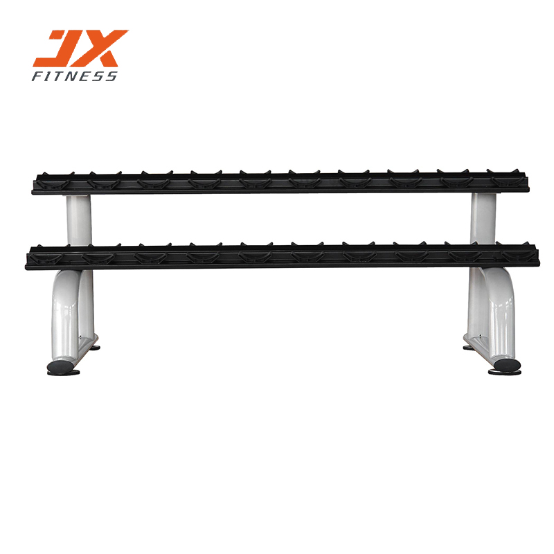 军霞（JUNXIA） 双层哑铃架JX-825 健身房商用固定磅数哑铃套装