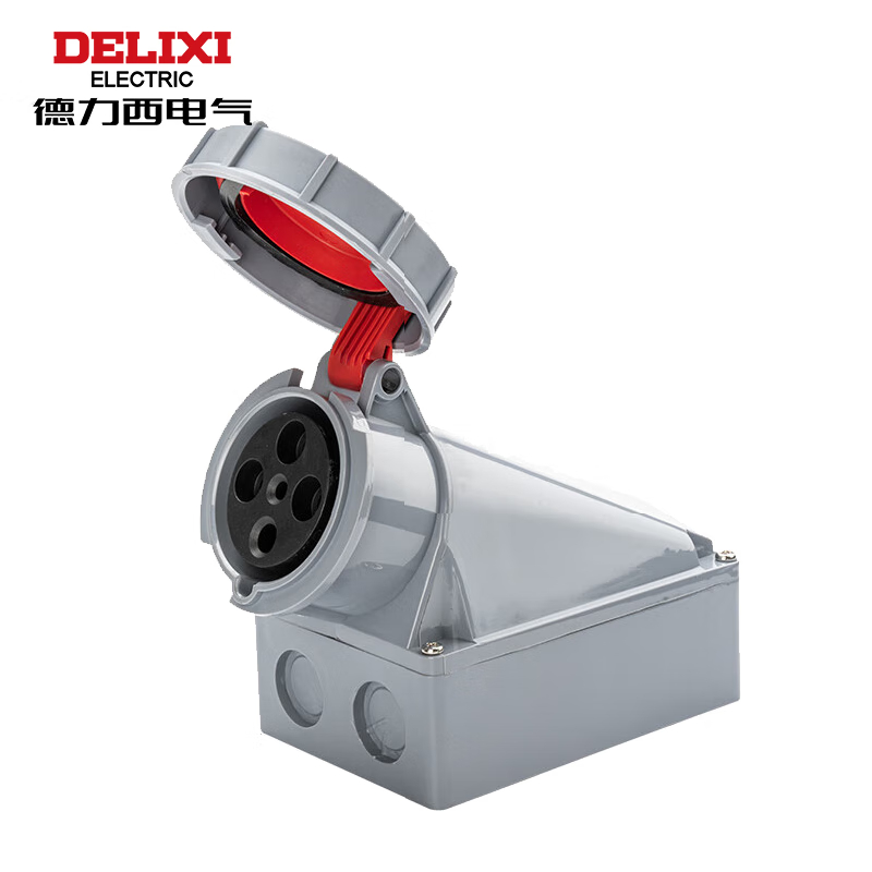 德力西电气 工业明装插座 DEP2-1442 IP67 125A 4芯 415V DHADEP21442R