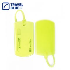 蓝旅（TRAVEL BLUE） 016旅行箱方形行李牌商务出行旅游软胶行李标签牌易识别绿色