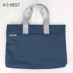 KOBEST康百F6956单肩手提包 男女帆布袋  布耐磨耐脏 B4公文包资料袋 F6956 横款颜色随机