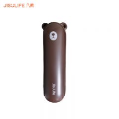 几素 F8X小风扇手持迷你小型随身便携式小电风扇桌面usb充电手拿学生宿舍可爱长续航轻音电扇小棕熊