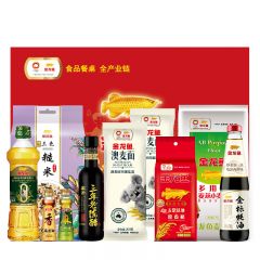 金龙鱼 福遇锦鲤大礼包D款 3600g+1438ml