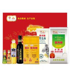 金龙鱼 福遇锦鲤大礼包B款 2200g+1150ml